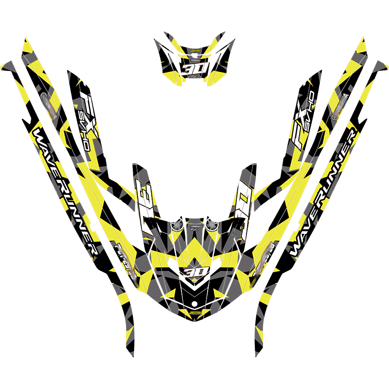 Kit adhesivos Yamaha FX 4GEN - ABSTRACT CAMO