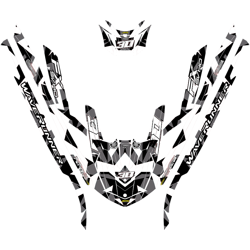 Kit adhesivos Yamaha FX 4GEN - ABSTRACT CAMO