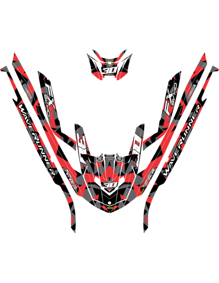 Kit adhesivos Yamaha FX 4GEN - ABSTRACT CAMO