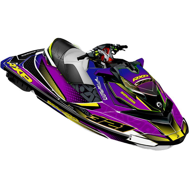Kit adhesivos Seadoo RXP 2GEN - NEON VORTEX