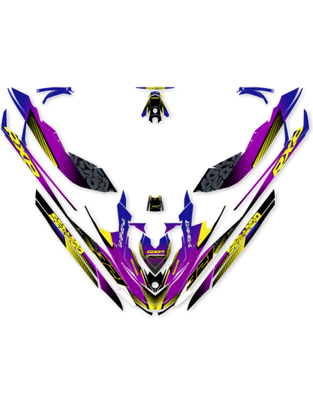 Kit adhesivos Seadoo RXP 2GEN - NEON VORTEX