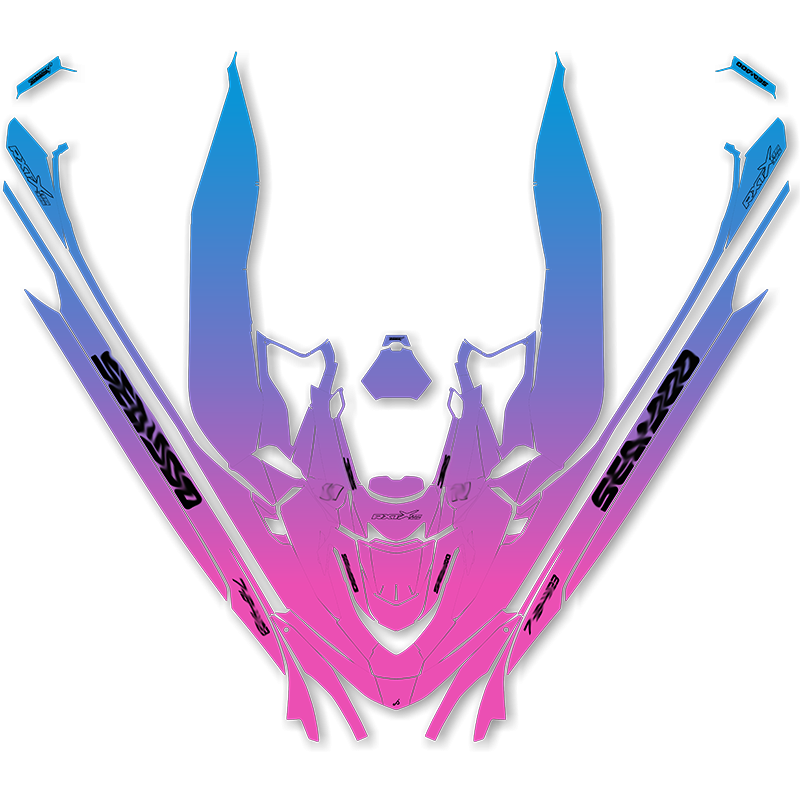 Kit adhesivos Seadoo RXT 3GEN - SUNSET WAVE