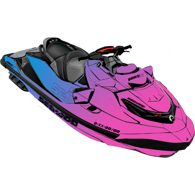 Kit adhesivos Seadoo RXT 3GEN - SUNSET WAVE