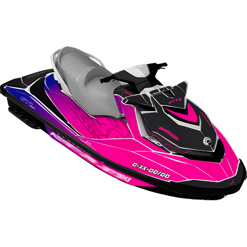 Kit adhesivos Seadoo GTI 2GEN - CARBON SUNSET